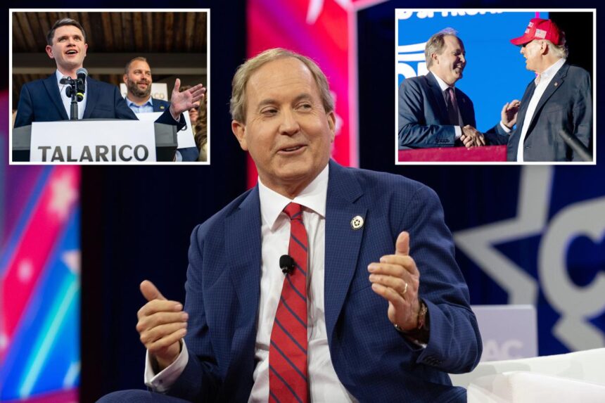 Trump’s super PAC pours M into Ken Paxton’s Texas Senate race against James Talarico
