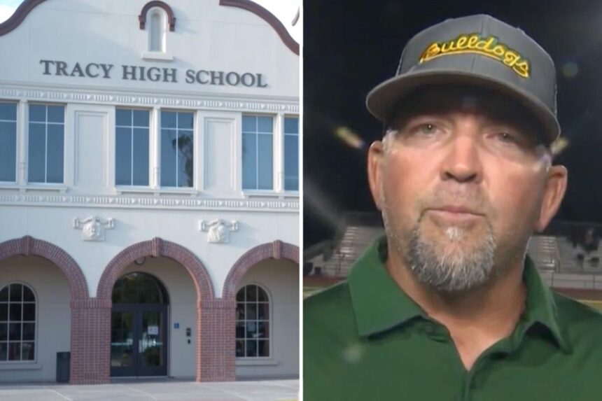 California high school football coach arrested after player makes disturbing discovery in locker room