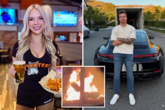 Cops reveal likely reason behind supercar crash that killed car influencer and Hooters calendar girl