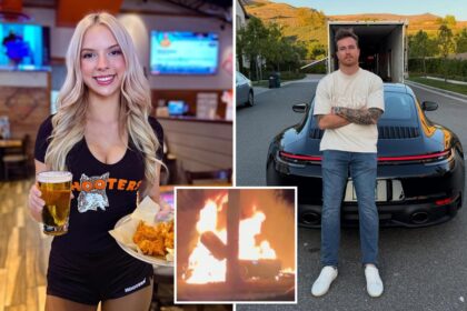 Cops reveal likely reason behind supercar crash that killed car influencer and Hooters calendar girl
