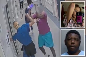 Florida hospital patient unleashes frenzied attack on ER nurse in new 0M room