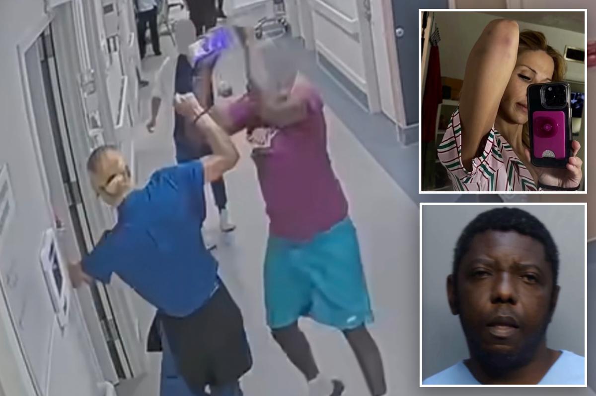 Florida hospital patient unleashes frenzied attack on ER nurse in new 0M room