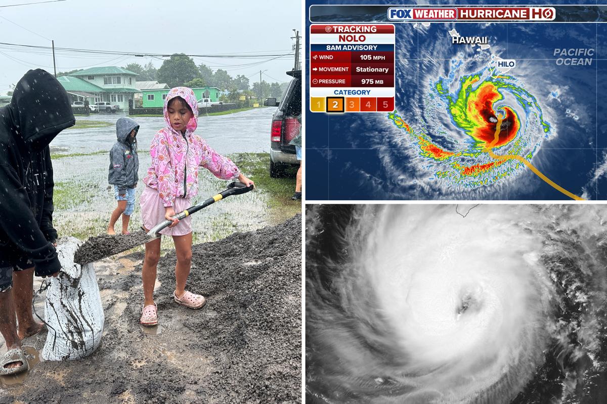Strengthening Hurricane Nolo expected to bring ‘catastrophic and life-threatening flash flooding’ to Hawaiian Islands