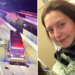 Kansas State University junior falls 70 feet from overpass trying to avoid being hit by truck — and remarkably survives