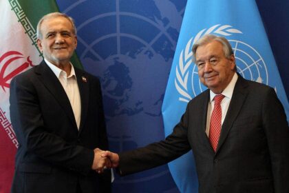One glaring issue goes unaddressed in UN chief’s high-stakes talks with Iran’s president