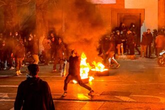 Trump revives Iran regime change speculation with cryptic call for people to ‘rise up’