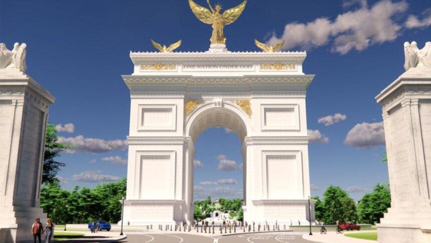 Excavation set to begin on Trump administration’s 250-foot triumphal arch amid legal battle