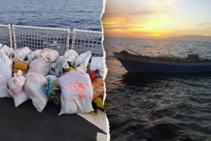 Coast Guard recovers 47 bales of suspected marijuana worth .4M after intercepting go-fast vessel