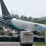 Amazon cargo plane overruns Miami airport runway and strikes ‘multiple’ vehicles; 5 dead, 5 injured