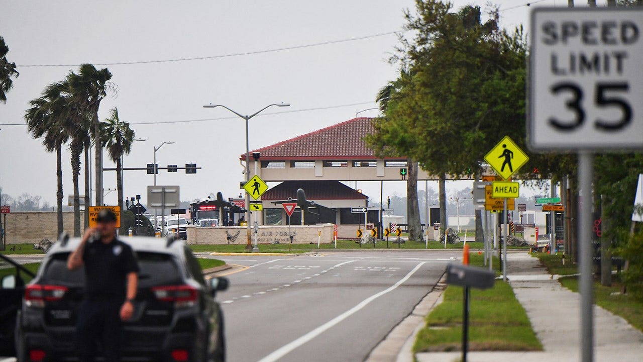 Civilian detained after ‘violently engaging’ security personnel at Florida Air Force base: report