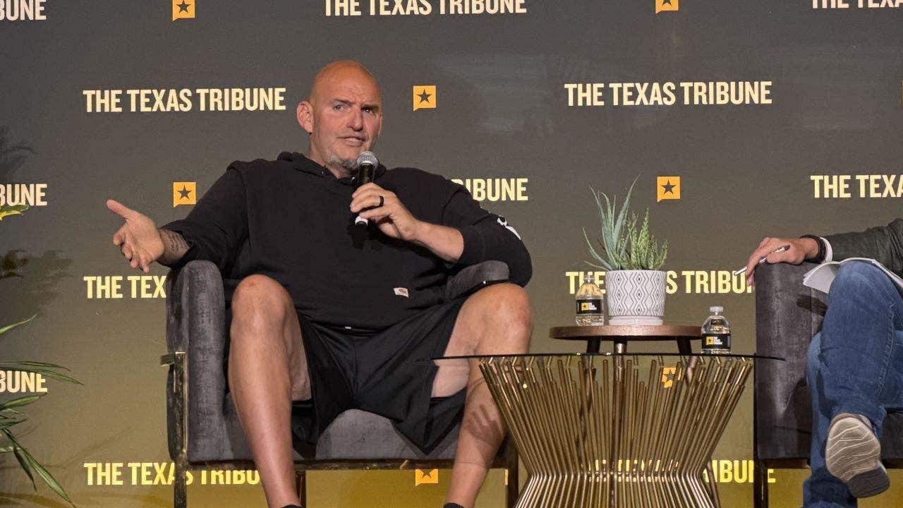 John Fetterman accidentally calls himself a ‘lifelong Republican’ at Texas Tribune Festival