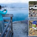 Old filth-ful! Yellowstone geysers gushing up record amounts of tourists’ trash