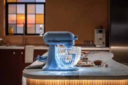 KitchenAid’s New Design Series Mixer Has a Glass Bowl That Illuminates