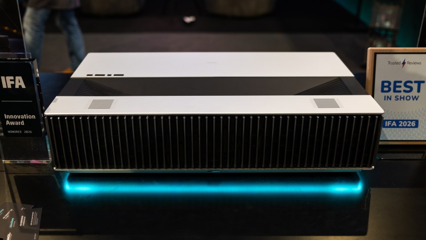 The AWOL Vision LuxVision projector at IFA 2026.