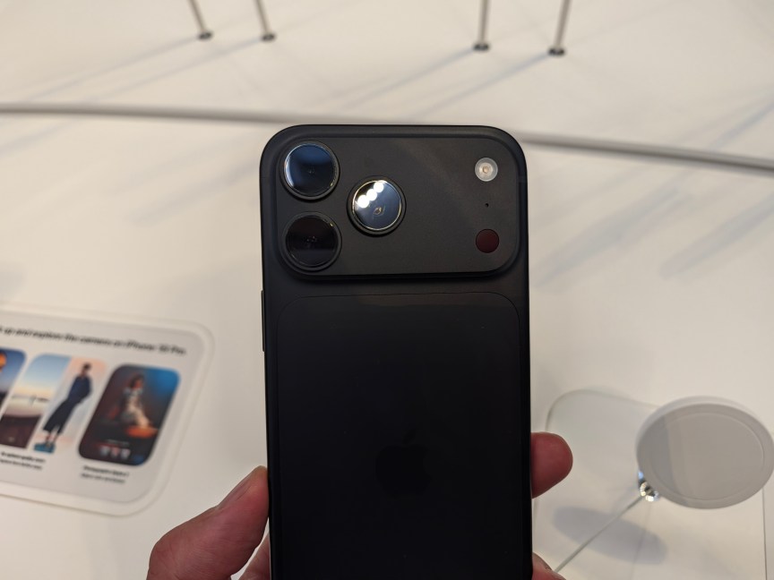 The black iPhone 18 Pro