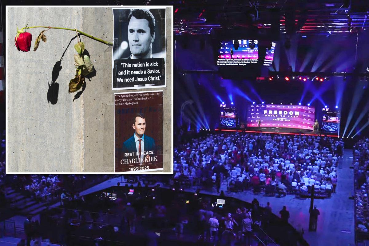 Charlie Kirk supporters vow to ‘continue what he started’ during emotional Utah Valley University ceremony one year after his murder