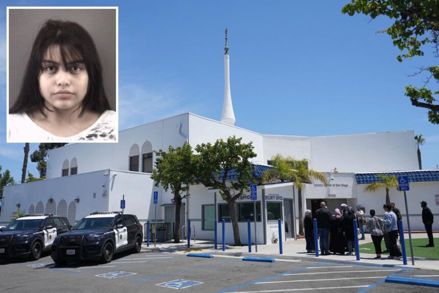 Girl, 17, charged with murder over California mosque massacre is unmasked — as her ties to shooters revealed