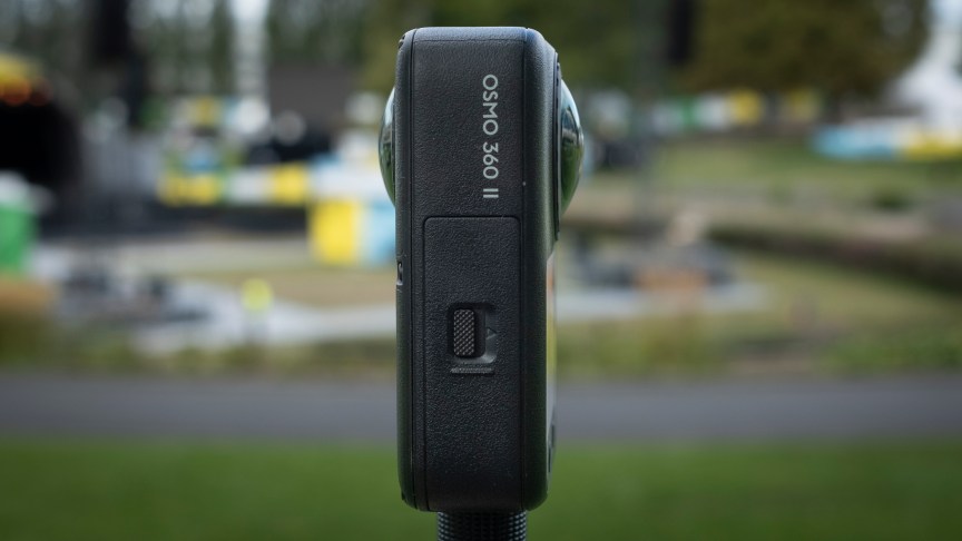 The side of the DJI OSMO 360 II.