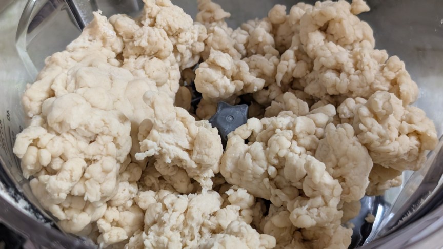 Ninja-CrushBoss-with-loosely-mixed-bread-dough