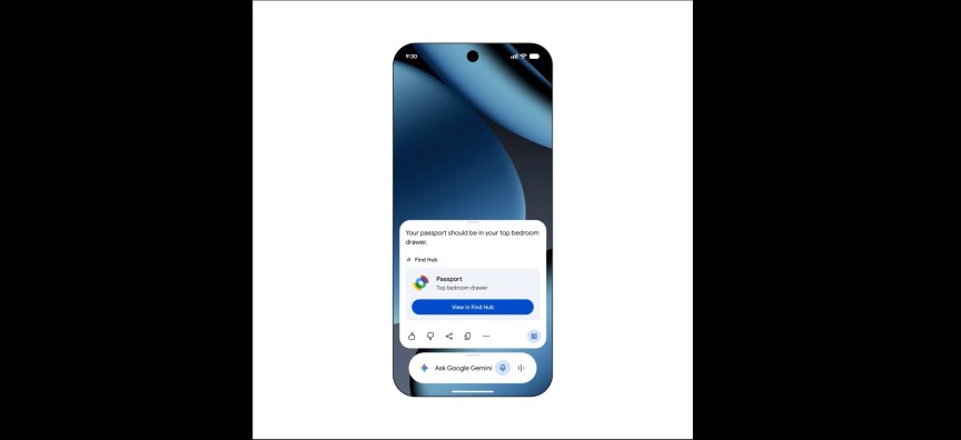 Find Hub noting where someone can find their passport