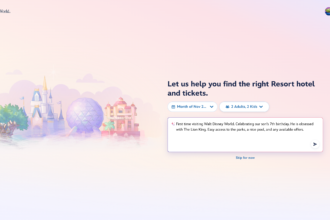 Walt Disney World Brings AI Into Its Booking Site