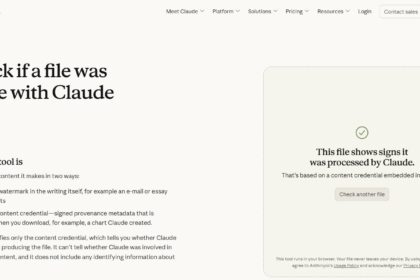 Anthropic’s Content Checker Tool Is Here, With One Big Catch