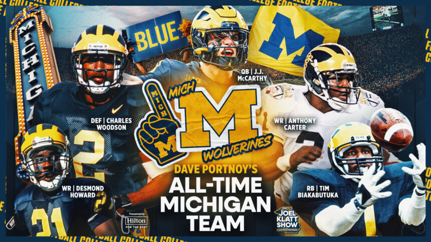 Dave Portnoy Picks His All-Time Michigan Football Team On ‘Joel Klatt Live Show’