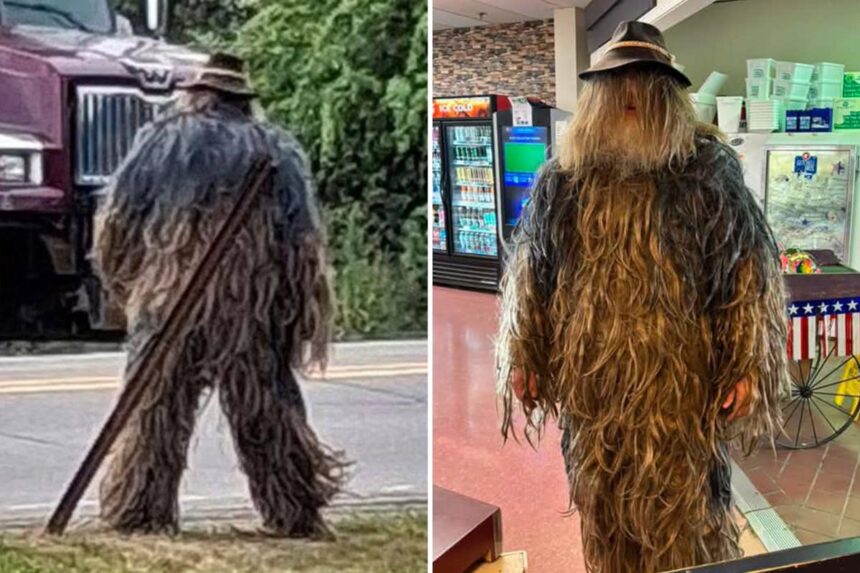 Fashion victim in fur suit sparks Bigfoot panic in small Maine town: ‘Very convincing’