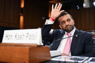 Kash Patel’s notes for Senate grilling revealed as he spars with top Dem over FBI leadership: ‘DURBIN INFO’