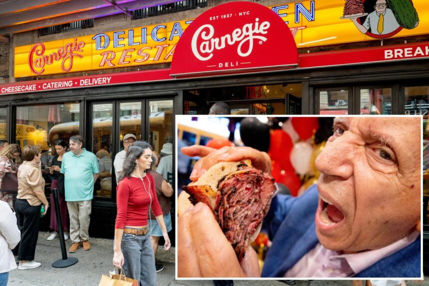 Iconic Carnegie Deli reopens after 10-year absence — with noticeable differences in service, soup, pastrami