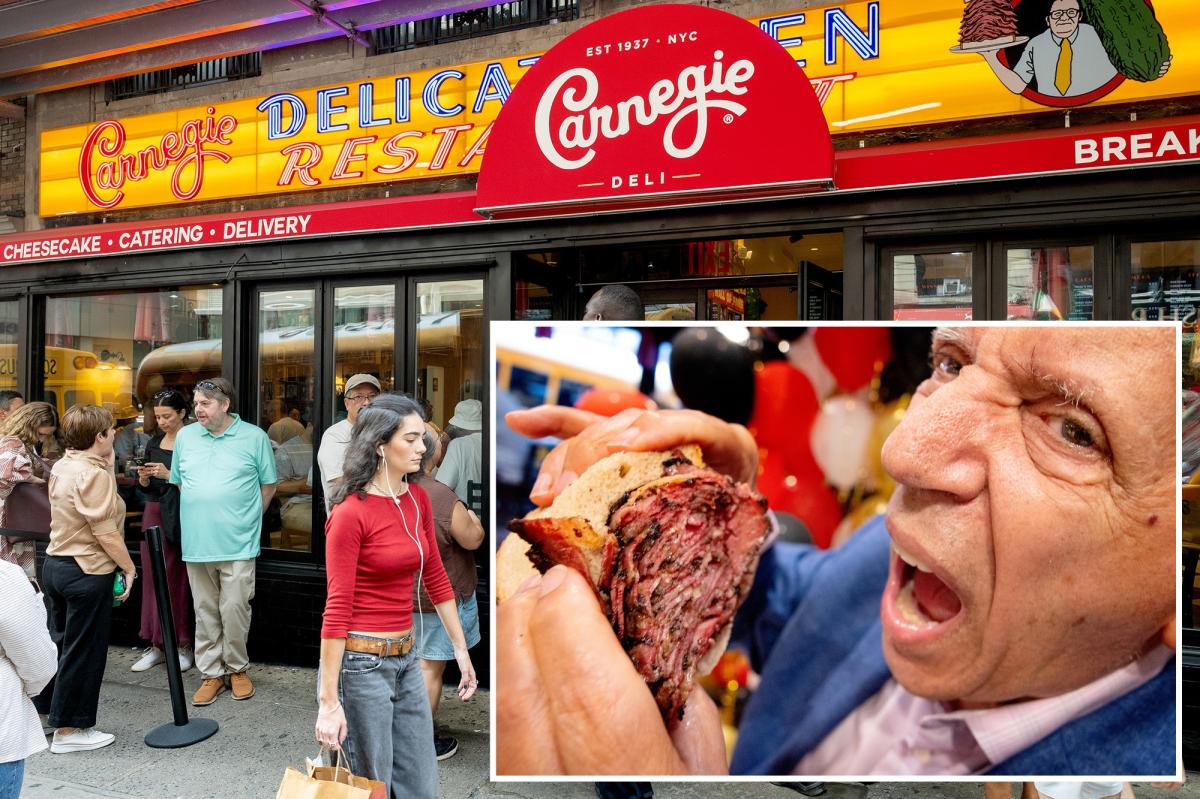 Iconic Carnegie Deli reopens after 10-year absence — with noticeable differences in service, soup, pastrami