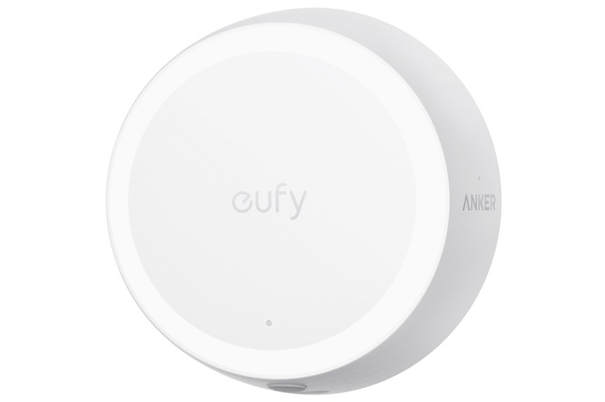 Eufy's white wall detector.