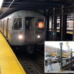 NYC straphanger who held emergency gate open for other riders slashed repeatedly during fight