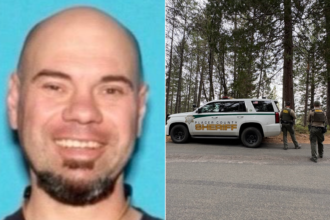 Manhunt underway in California after armed suspect allegedly points gun at people, shoots at officers