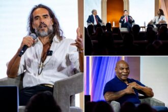 Accused rapist Russell Brand stars in MAHA summit, cracks joke about unwanted touching to Dr. Oz