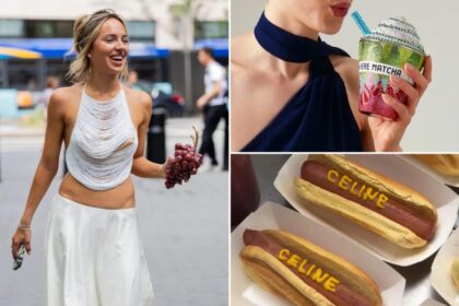 Eat, slay, love: New York Fashion Week’s tastiest trend is food-themed couture