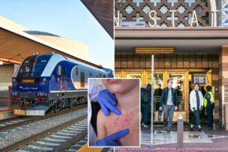 Measles panic after infected California Amtrak rider makes several stops across the state