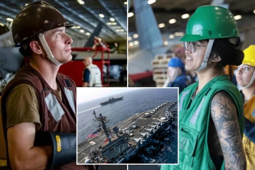 Navy couple busted in California drug ring on military’s flagship nuclear supercarrier after crew member overdoses