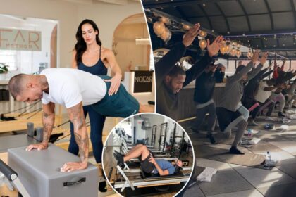 Exclusive | Guys are joining men-only Pilates classes — but those thinking it’s an easy workout ‘get humbled really quickly’