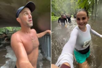 ‘Bachelorette’ star Zac Clark among runners caught in wild NJ flash flooding during half-marathon: ‘Bro this is nuts!’
