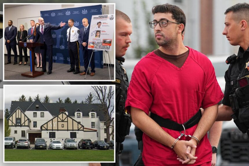 Accused Penn State cocaine ringleader arrives in cuffs for hearing in drug trafficking case