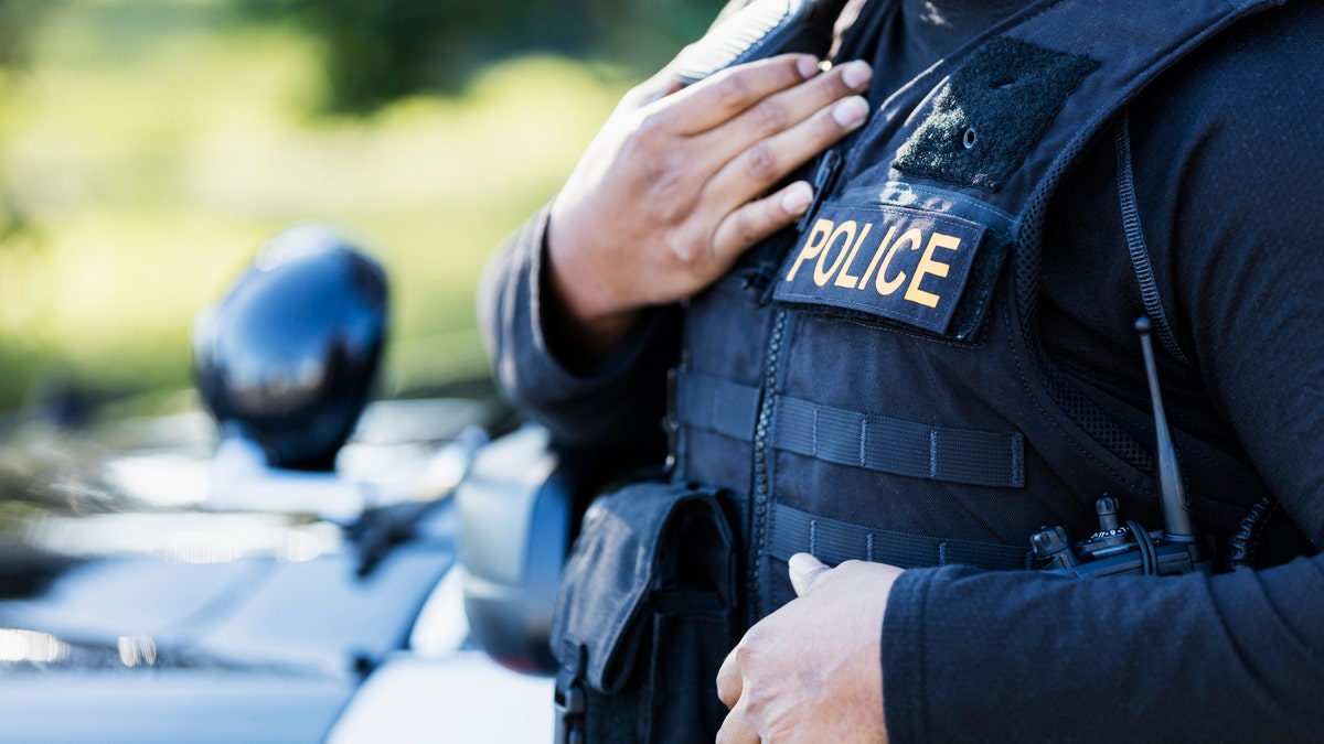 A police in uniform