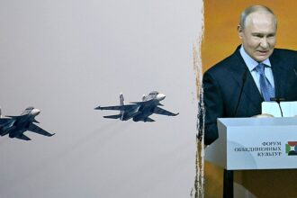 Supersonic Russian jets trigger joint scramble by NATO allies amid Putin ‘clowns’ jab