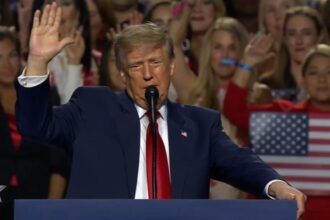 Trump leads GOP midterm convention attendees in pledge to vote, warns them ‘you go to hell’ if they don’t