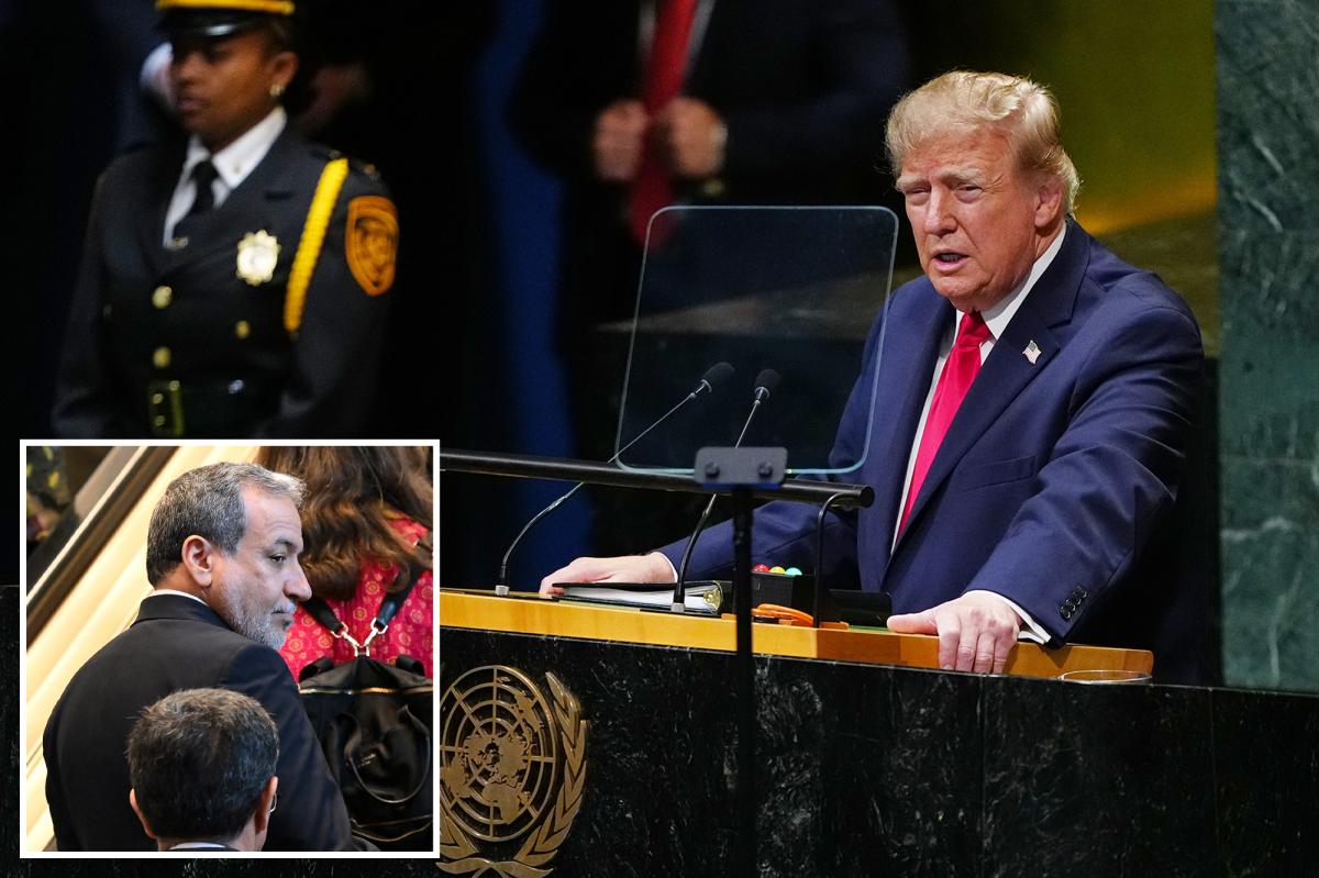 Cuba and Iran delegations walk out of Trump’s fiery UN speech after prez threatens to take down their governments