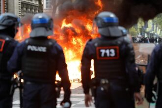 Hundreds held, dozens wounded as French school protests escalate