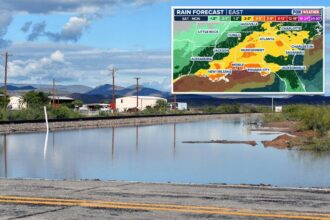 Millions along East Coast to get drenched in rain as incoming storms pose major flood threat